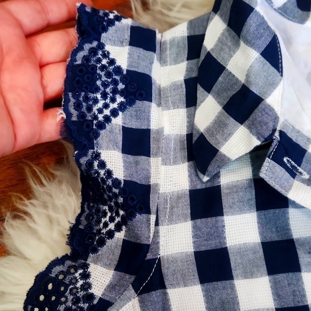 Anthropologie Dear Creatures Gingham Cottagecore Shirt Dress - Picture 5 of 5